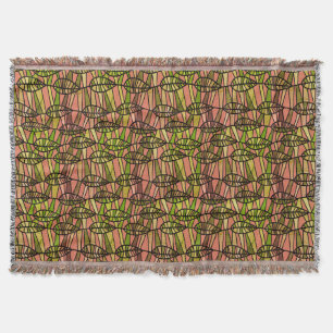 Couverture Autumn Leaf Motif Modern Thailouse Blanket
