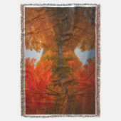 Couverture Autumn Lost Maples Throw Blanket - Fall Foliage  (devant Vertical)