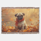Couverture “Autumn Snuggles with Pugsy” Cute Autumn Pug (Devant)