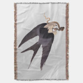 Couverture Avaler Queue Hawk avec Serpent Vintage Audubon (devant Vertical)