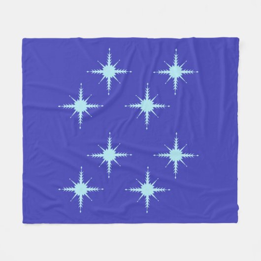 Couverture avec de beaux flocons de neige (Devant (Horizontal))