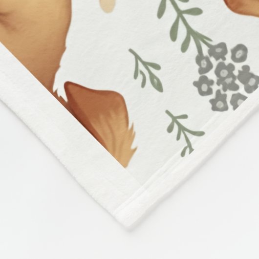 Couverture avec motif chien mignon (Coin)