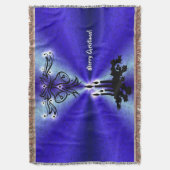 Couverture Avent, Artdeco de Noël sur Blue Green Rainbow (devant Vertical)