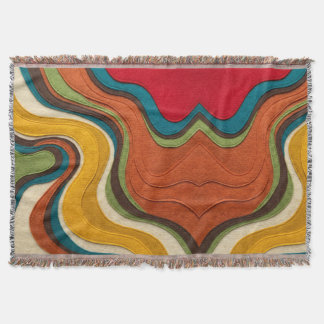 Couverture Avocado Gold Aurora – Groovy Wall Art