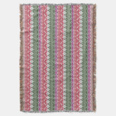 Couverture Aztec pattern, stripes. (devant Vertical)