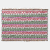 Couverture Aztec pattern, stripes. (Devant)
