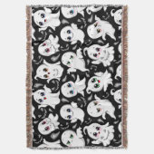 Couverture Baby Ghosts Éffrayant mignon Halloween humeur (devant Vertical)