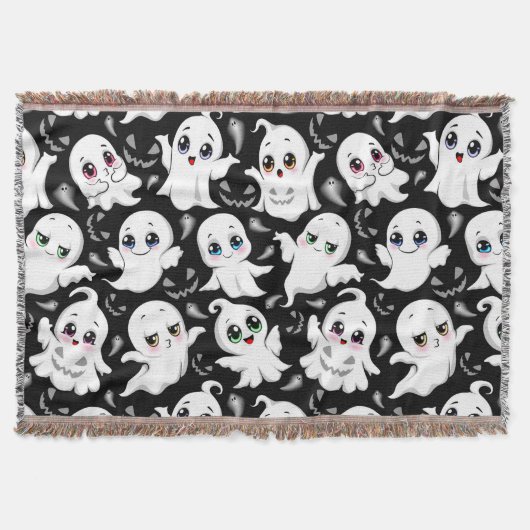 Couverture Baby Ghosts Éffrayant mignon Halloween humeur (Devant)