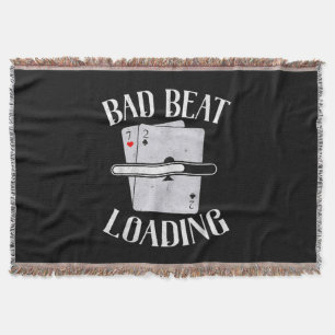 Couverture Bad Beat Chargement Texas Holdem Casino Funny Poke