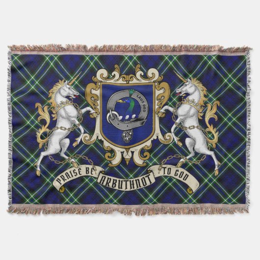 Couverture Badge de clan Arbuthnot & Tartan (Devant)