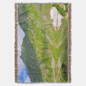 Couverture Balea Lake Mountain Slope – Romania Alpine Print (devant Vertical)