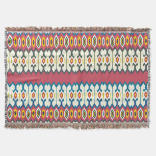 Couverture balkanique de jet de motif de pastille