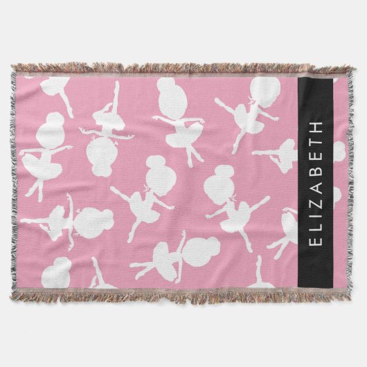 Couverture Ballerina Motif, Filles de ballet, Danse, Votre No (Devant)