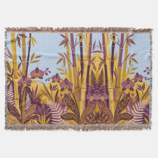 Couverture Bamboo Forest Blankets – Folk Art Style
