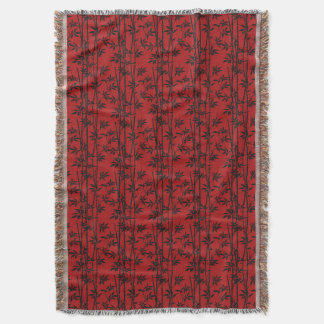 Couverture Bambou rouge et noir