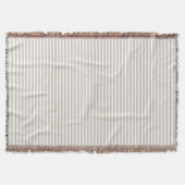 Couverture Bande de cueillette beige et blanche (Devant)