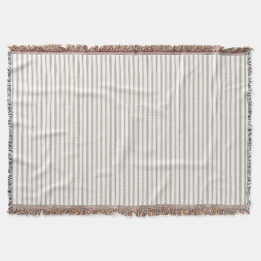 Couverture Bande de cueillette beige et blanche (Devant)