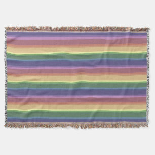 Couverture Bandes arc-en-ciel coupées
