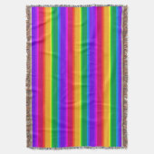 Couverture Bandes arc-en-ciel irrégulières (devant Vertical)