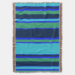 Couverture Bandes bleues et vertes