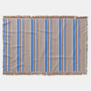 Couverture Bandes Brown et bleues