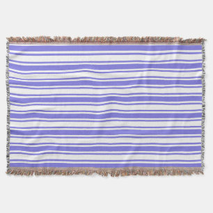 Couverture Bandes de bonbons bleu et blanc