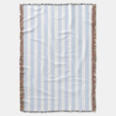 Couverture Bandes de bonbons bleu pâle et blanc (devant Vertical)