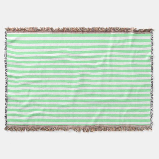 Couverture Bandes de bonbons vert clair (Devant)