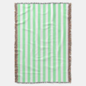 Couverture Bandes de bonbons vertes et blanches (devant Vertical)