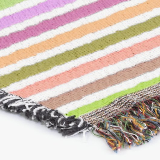 Couverture Bandes de calque - Crème et couleurs multiples (Coin)