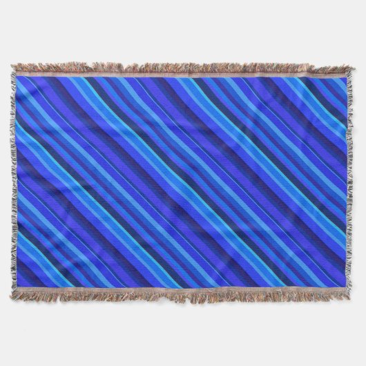 Couverture Bandes diagonales bleues (Devant)