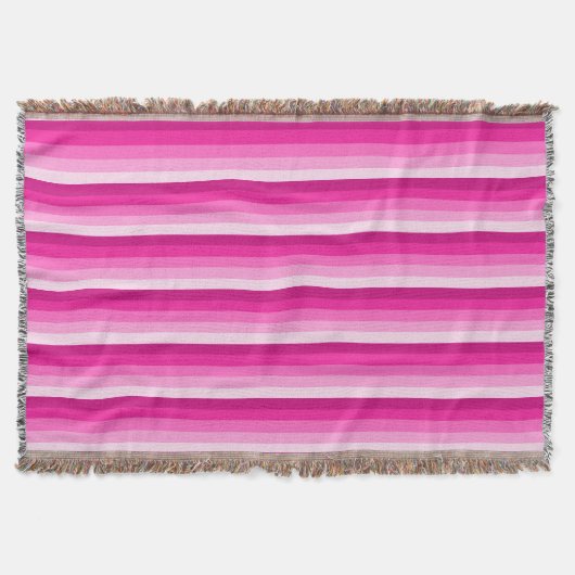 Couverture Bandes d'ombre rose chaud (Devant)