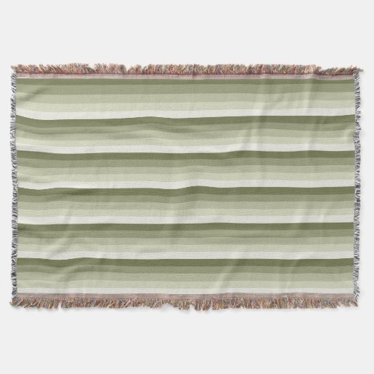 Couverture Bandes d'ombre vert olive (Devant)