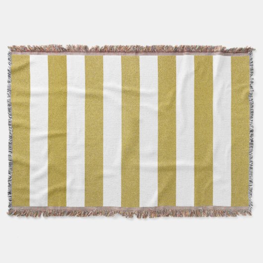 Couverture Bandes d'or, Blancs, Motif rayé (Devant)