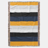 Couverture Bandes jaunes, bleues, blanches et noires (devant Vertical)