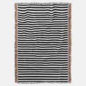 Couverture Bandes Noires Et Blanches (devant Vertical)