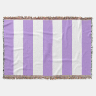 Couverture Bandes pourpres, Blancs, Motif rayé