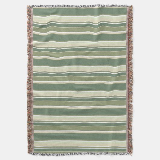 Couverture Bandes vert olive (devant Vertical)