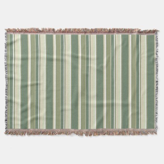 Couverture Bandes vert olive (Devant)