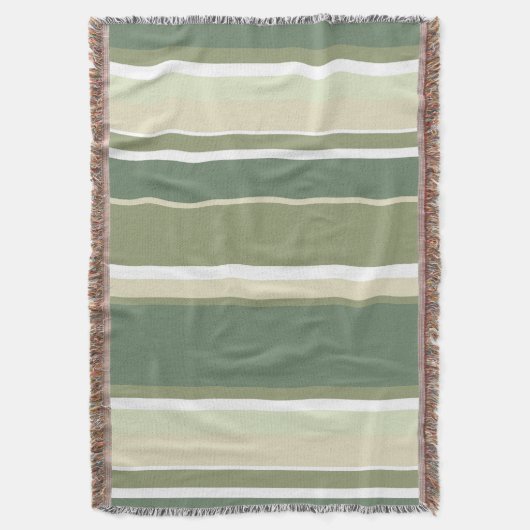 Couverture Bandes vert olive (devant Vertical)