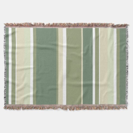 Couverture Bandes vert olive (Devant)
