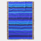 Couverture Bandes verticales bleues (devant Vertical)