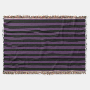 Couverture Bandes violettes foncées et noires