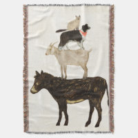 Barnyard Bufs - Âne, Chèvre, Chien, Chat