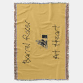 Couverture Barrel Racing Horse & Rider (devant Vertical)
