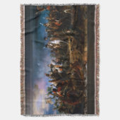 Couverture Bataille d'Austerlitz par François Throw Blanket (devant Vertical)