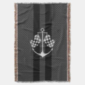 Couverture Bateau de course nautique en fibre de carbone noir (devant Vertical)