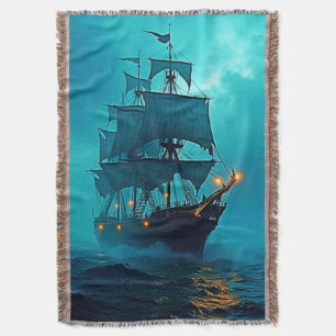 Couverture Bateau fantôme sur le design Stormy Seas