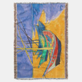 Couverture Bateaux de Van Gogh Impressionnisme Plage (devant Vertical)