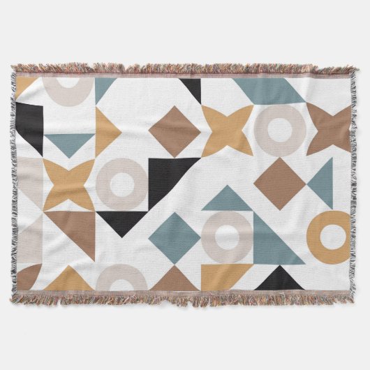 Couverture Bauhaus Geometric Toddler Throw Blanket (Devant)